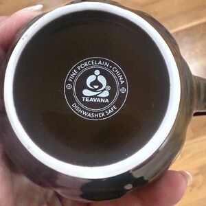 Brown Teavana Tea Mugs with Strainer
